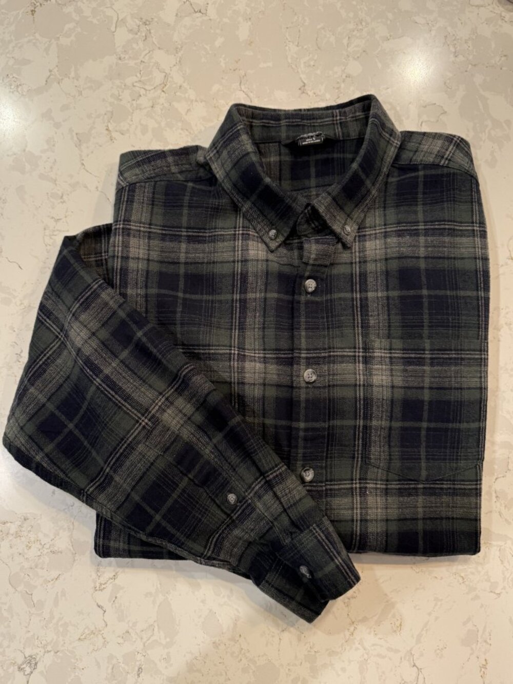 Men's Eddie Bauer Bristol Flannel Plaid Shirt